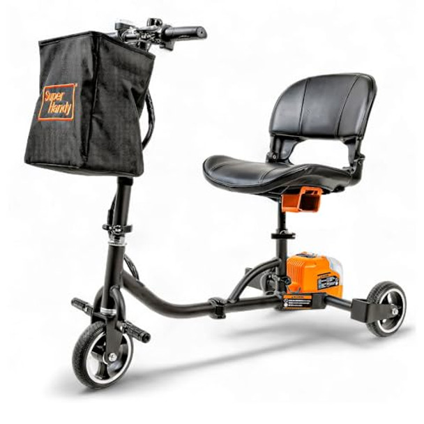 Superhandy 3 Wheel Power Mobility Scooter Single Battery GUT184 - Black Superhandy 3 Wheel Power Mobility Scooter Single Battery GUT184 - Black