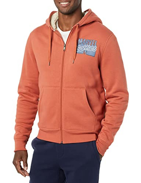 AMAZON ESSENTIALS DISNEY MARVEL STAR WARS MEN'S SHERPA HOODIE SIZE MEN L New AMAZON ESSENTIALS DISNEY MARVEL STAR WARS MEN'S SHERPA HOODIE SIZE MEN L New