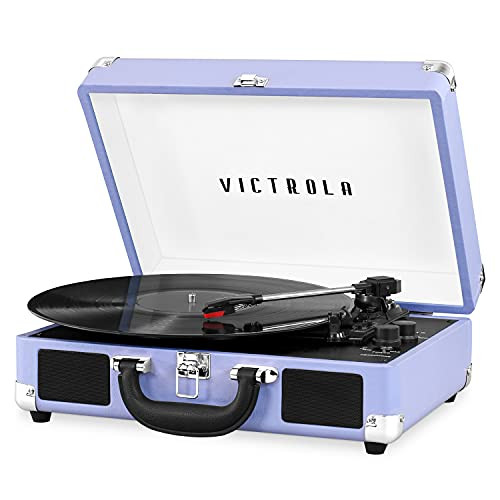 Victrola Journey Bluetooth Portable Suitcase Record Player, VSC-550BT - Lavender