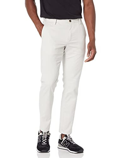 AMAZON ESSENTIALS MEN'S SLIM FIT WRINKLE RESISTANT CHINO PANTS - SIZE 32W x 30L AMAZON ESSENTIALS MEN'S SLIM FIT WRINKLE RESISTANT CHINO PANTS - SIZE 32W x 30L