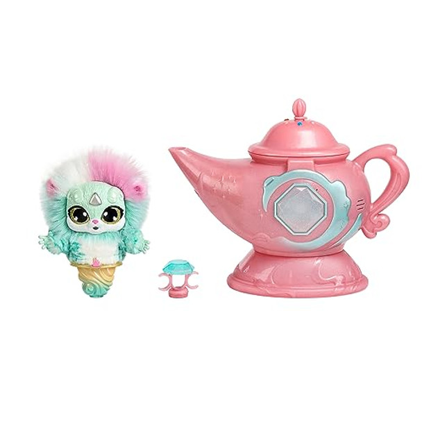 MAGIC MIXIES MAGIC GENIE LAMP WITH INTERACTIVE 8" PLUSH TOY AND 60+ - PINK MAGIC MIXIES MAGIC GENIE LAMP WITH INTERACTIVE 8" PLUSH TOY AND 60+ - PINK