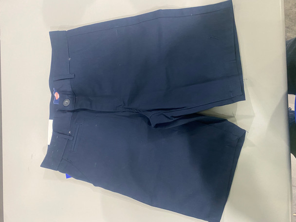 PREMIUM QUALITY APPROVED SCHOOL UNIFORM SHORTS - SIZE: MEN 30 WOMEN 30 - NAVY New