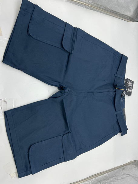 BLUE ICE MEN'S SLIM FIT STRETCH BELTED CARGO SHORTS - SIZE: MEN 34 - NAVY New BLUE ICE MEN'S SLIM FIT STRETCH BELTED CARGO SHORTS - SIZE: MEN 34 - NAVY New