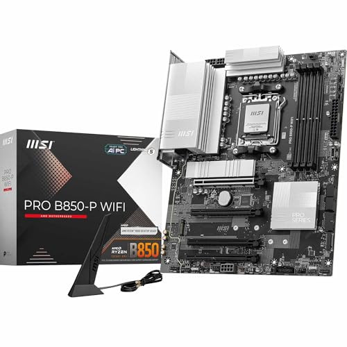 MSI PRO B850-P WIFI MOTHERBOARD ATX AMD RYZEN 9000/8000/7000 - BLACK