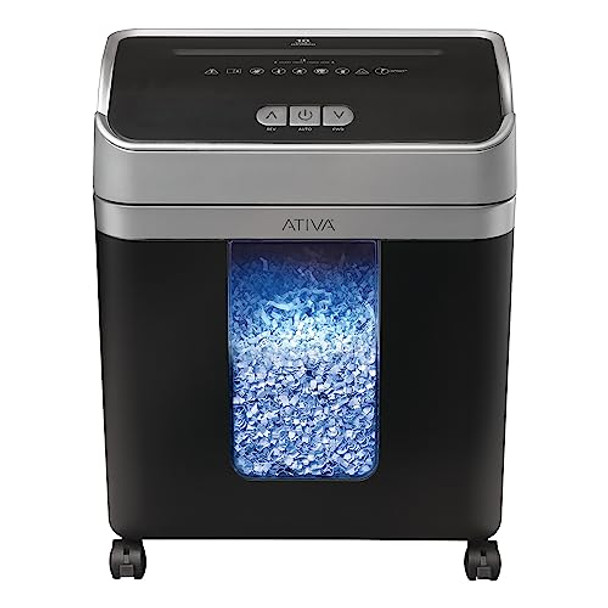 ATIVA 10 SHEET MICRO-CUT SHREDDER A10MC19 - BLACK ATIVA 10 SHEET MICRO-CUT SHREDDER A10MC19 - BLACK