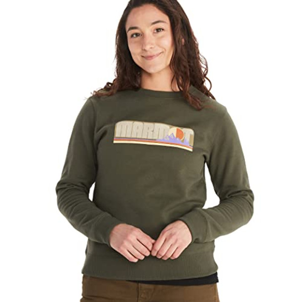 MARMOT WOMEN'S MONTANE CREW SWEATSHIRT WOMEN XL NORI New MARMOT WOMEN'S MONTANE CREW SWEATSHIRT WOMEN XL NORI New