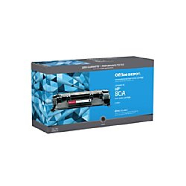 OFFICE DEPOT REMAN TONER HP 80A / CF280A REMANUFACTURED BLACK 106778 - BLACK New OFFICE DEPOT REMAN TONER HP 80A / CF280A REMANUFACTURED BLACK 106778 - BLACK New