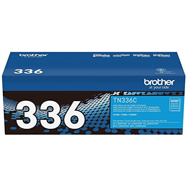 Brother Printer TN336C Toner Cartridge - Cyan New