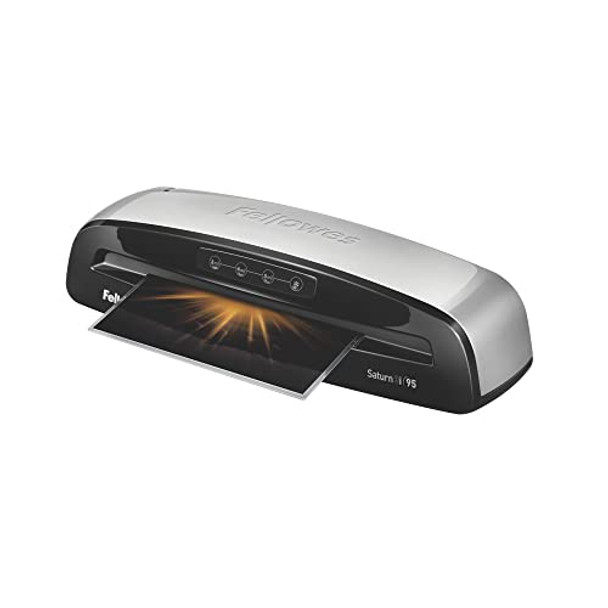 FELLOWES SATURN 3I 95 THERMAL HOME OFFICE LAMINATOR MACHINE STARTER KIT 9.5" FELLOWES SATURN 3I 95 THERMAL HOME OFFICE LAMINATOR MACHINE STARTER KIT 9.5"