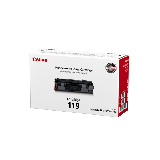 Canon CRG-119 Black Toner Cartridge (3479B001AA) New