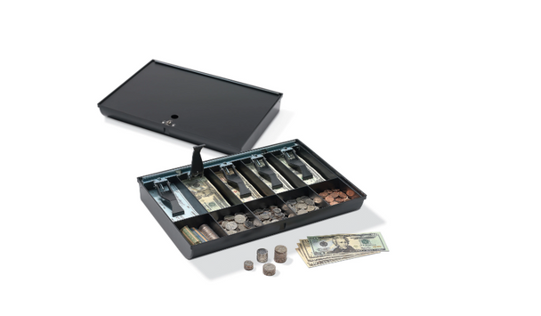 OFFICE DEPOTĀ® BRAND REPLACEMENT CASH TRAY, 2 1/4"H X 15 7/8"W X 11 1/4"D, BLACK OFFICE DEPOTĀ® BRAND REPLACEMENT CASH TRAY, 2 1/4"H X 15 7/8"W X 11 1/4"D, BLACK