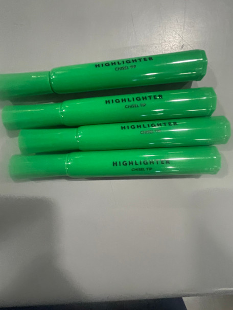 OFFICE DEPOTĀ® HIGHLIGHTERS CHISEL TIP 12 COUNT - GREEN New OFFICE DEPOTĀ® HIGHLIGHTERS CHISEL TIP 12 COUNT - GREEN New