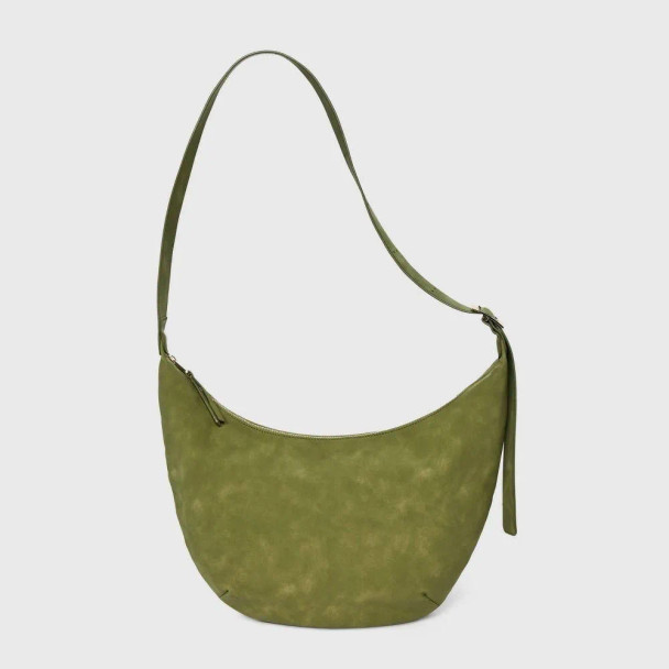 UNIVERSAL THREAD SLOUCHY CRESCENT SLING HANDBAG - GREEN New UNIVERSAL THREAD SLOUCHY CRESCENT SLING HANDBAG - GREEN New
