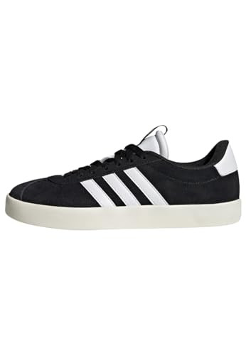 ADIDAS WOMEN'S VL COURT 3.0 SNEAKER SIZE WOMEN 6.5 BLACK AND WHITE