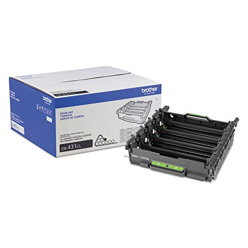 BROTHER PRINTER DR431CL DRUM UNIT-RETAIL PACKAGING, BLACK