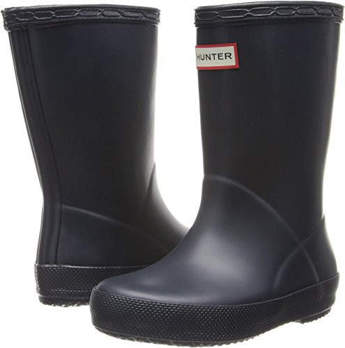 KFT5003RMA Hunter Kids First Classic Rain Boot Navy Youth 5 Boys, 6 Girls