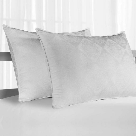 LIVE COMFORTABLY PLATINUM PILLOW, KING (2 PACK) - WHITE New