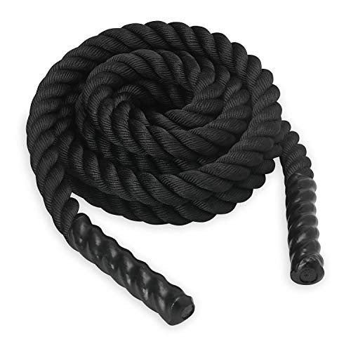 SPRI CONDITIONING ROPE, 18 FEET, 02-72037 - BLACK