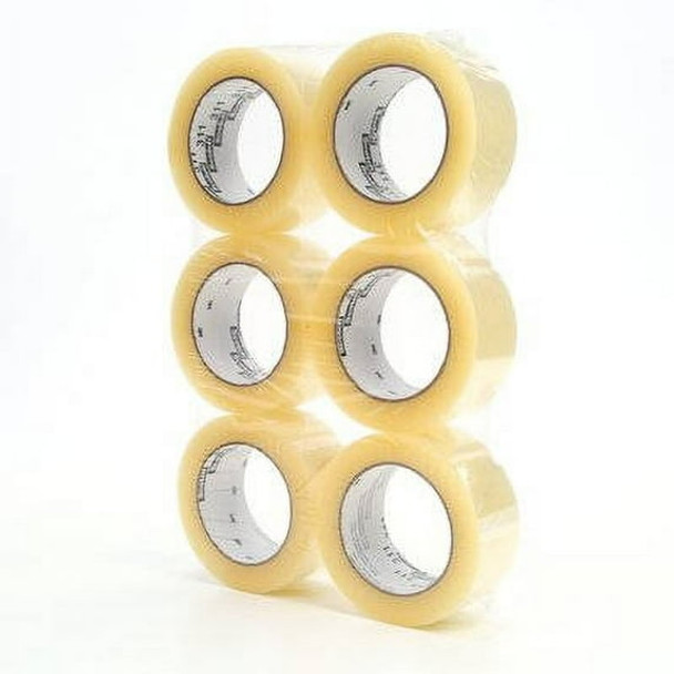 SCOTCH BOX SEALING TAPE 311 PK6 CLEAR 48 MM X 100 M PACKAGED (PACK OF 6) - CLEAR New SCOTCH BOX SEALING TAPE 311 PK6 CLEAR 48 MM X 100 M PACKAGED (PACK OF 6) - CLEAR New