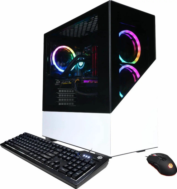 CYBERPOWERPC AMD RYZEN 7 3700X 16 1TB SSD AMD RADEON RX 5700 WIN 10 HOME - WHITE New