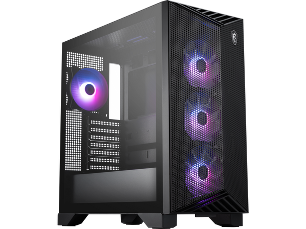 MSI MPG GUNGNIR 211R AIRFLOW PZ, Mid-Tower Gaming PC Case, ATX/E-ATX Capacity,