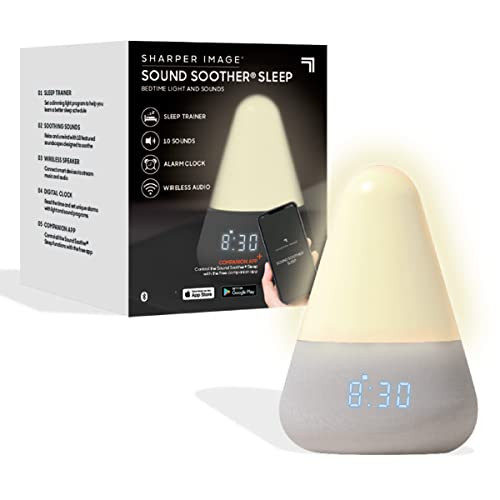 Sharper Image Sound Soother Intelligent Sleep Trainer & Aide, Bluetooth Speaker New