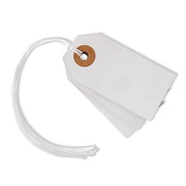 OFFICE DEPOT SHIPPING TAGS SIZE #1 PACK OF 100 XS007006 - WHITE New OFFICE DEPOT SHIPPING TAGS SIZE #1 PACK OF 100 XS007006 - WHITE New
