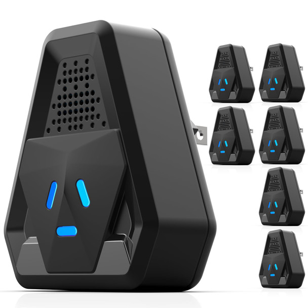 NCROC 2025 UPGRADED ULTRASONIC REPELLER & INSECT INDOOR 6 PACK NCROC-REPELLER-6P
