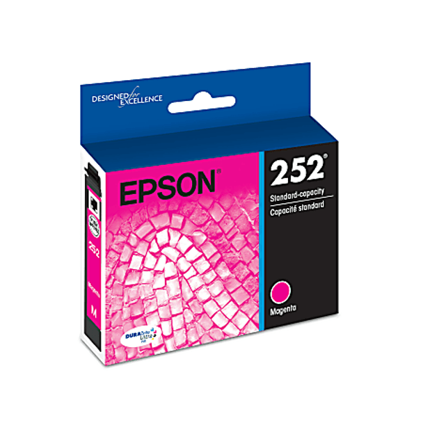 EPSON® 252 DURABRITE® ULTRA MAGENTA INK CARTRIDGE, T252320-S New EPSON® 252 DURABRITE® ULTRA MAGENTA INK CARTRIDGE, T252320-S New