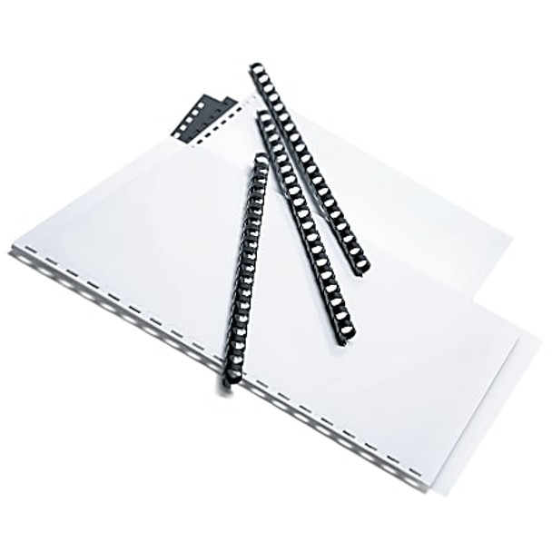 OFFICE DEPOT BRAND 3/8 IN BINDING COMBS, 55-SHEET CAPACITY, BLACK, PACK OF 25 New OFFICE DEPOT BRAND 3/8 IN BINDING COMBS, 55-SHEET CAPACITY, BLACK, PACK OF 25 New