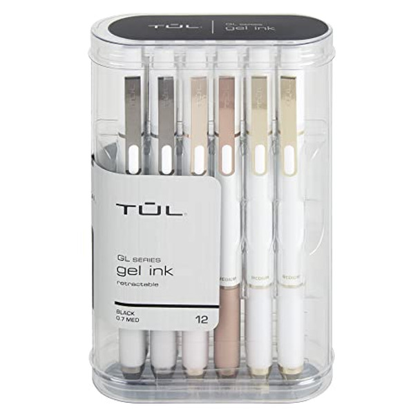 TUL GL SERIES RETRACTABLE GEL PENS MEDIUM POINT 0.7 MM PEARL WHITE BARREL/INK TUL GL SERIES RETRACTABLE GEL PENS MEDIUM POINT 0.7 MM PEARL WHITE BARREL/INK