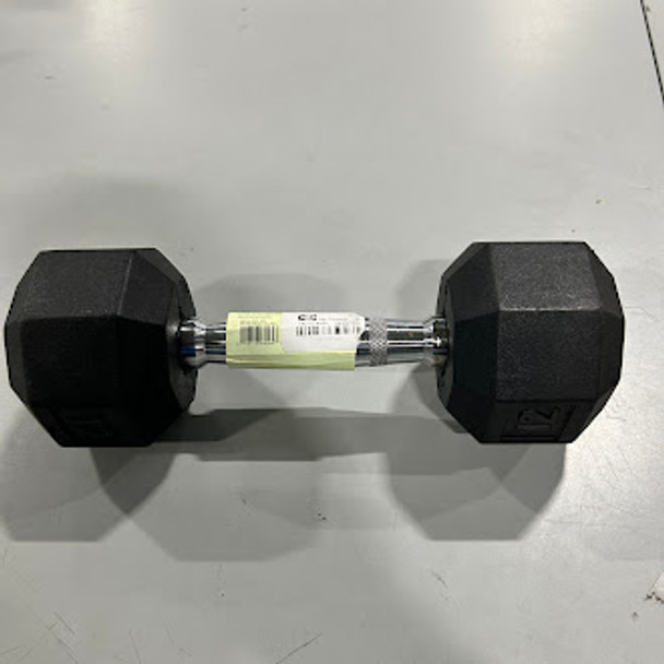 ALL IN MOTION HEX DUMBBELL - ALL IN MOTION™ 12LBS - BLACK ALL IN MOTION HEX DUMBBELL - ALL IN MOTION™ 12LBS - BLACK