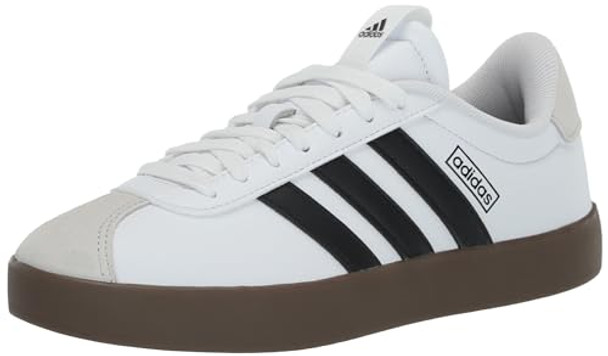 adidas Men's Vl Court 3.0 Sneaker White/Black/Grey Size 10.5 New