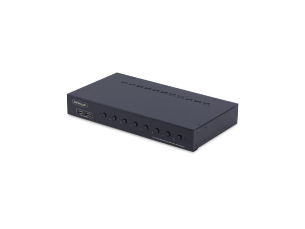 StarTech 8-Port HDMI KVM Switch with 1U Rack Mount Kit, 4K 60Hz HDMI 2.0,