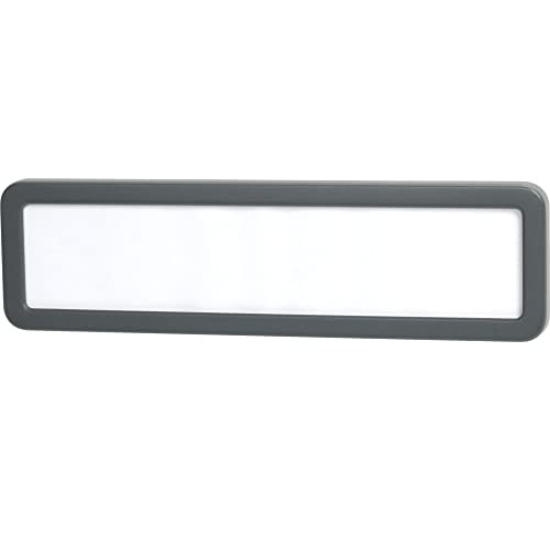 OFFICE DEPOT CUBICLE NAME PLATE 2 5/8"x 9 1/8"x 7/8" 30% Recycled, Charcoal