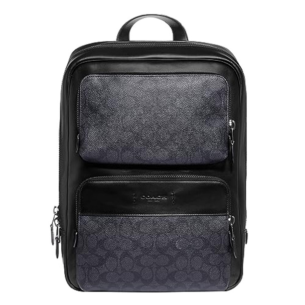 C5328 COACH MEN'S SIGNATURE GOTHAM BACKPACK - CHARCOAL/BLACK - SIZE STANDARD New C5328 COACH MEN'S SIGNATURE GOTHAM BACKPACK - CHARCOAL/BLACK - SIZE STANDARD New