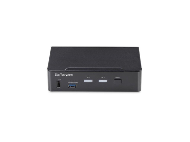 StarTech 2-Port DisplayPort KVM Switch, 4K 60Hz, DP 1.2, HDCP 1.4, EDID