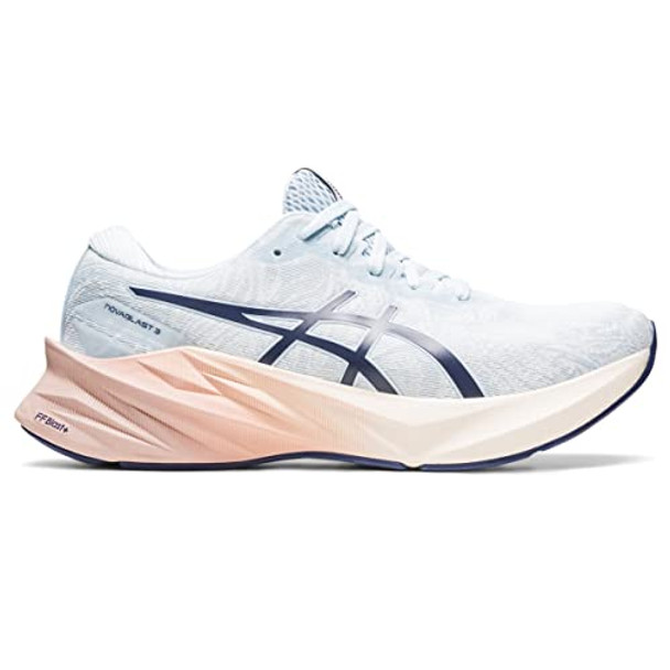 ASICS WOMEN'S NOVABLAST 3 NAGINO SKY/CREAM SIZE 11 New