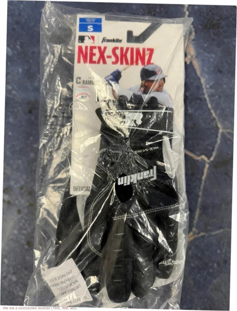 FRANKLIN SPORTS YOUTH NEX-SKINZ BATTING GLOVES - SMALL - SIZE: YOUTH S - BLACK New