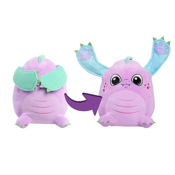 47041 FLIPEEZ LARGE PLUSH, JETT, DRAGON, AGES 3 AND UP - PURPLE New 47041 FLIPEEZ LARGE PLUSH, JETT, DRAGON, AGES 3 AND UP - PURPLE New