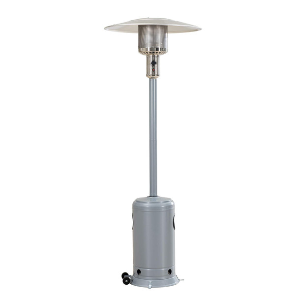 SUNJOY FREESTANDING POWDER COATED PROPANE PATIO HEATER - GREY New