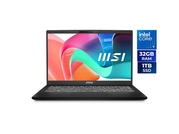 MSI Modern 15 H 15.6" TouchScreen Laptop Intel Core 9 270H - 32GB RAM - 1TB NVMe