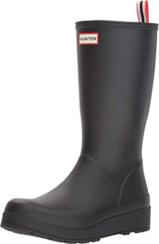 HUNTER WOMEN'S CASUAL RAIN BOOT - SIZE: WOMEN 10 - BLACK
