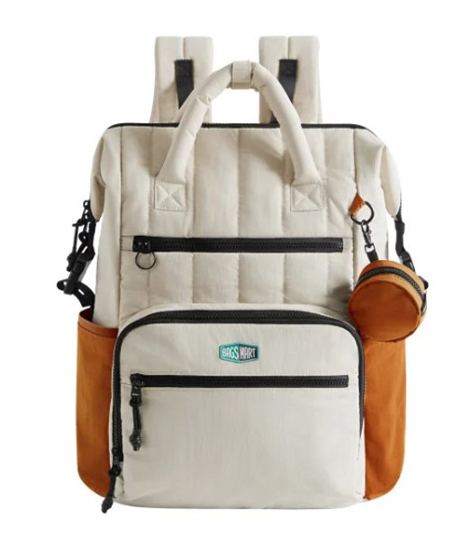 BAGSMART WALKER 14L KIDS BACKPACK W/ DETACHABLE PENCIL CASE - ORANGE/WHITE New BAGSMART WALKER 14L KIDS BACKPACK W/ DETACHABLE PENCIL CASE - ORANGE/WHITE New