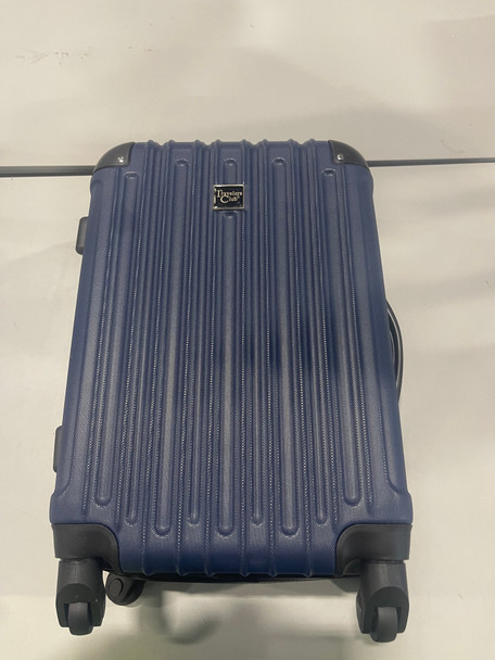 TRAVELERS CLUB 20" CARRY-ON SPINNER LUGGAGE - NAVY BLUE TRAVELERS CLUB 20" CARRY-ON SPINNER LUGGAGE - NAVY BLUE