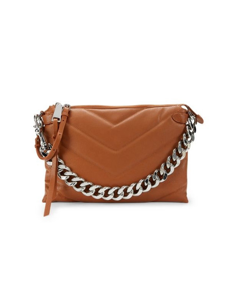 REBECCA MINKOFF EDIE MAXI CROSSBODY - SADDLE