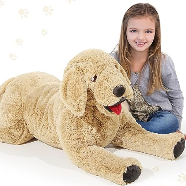 Dog Plush Stuffed Animals Plush47.2 Inch Soft Cuddly Golden Retriever Stuffed Dog Plush Stuffed Animals Plush47.2 Inch Soft Cuddly Golden Retriever Stuffed