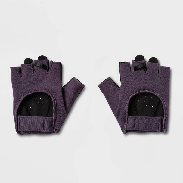 ALL IN MOTION WOMEN'S STRENGTH TRAINING GLOVES SIZE M - PURPLE ALL IN MOTION WOMEN'S STRENGTH TRAINING GLOVES SIZE M - PURPLE