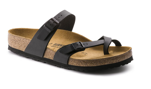 BIRKENSTOCK MAYARI BIRKO-FLOR SANDALS MENS 12 - SIZE: MEN 12 (EU M45) - BLACK