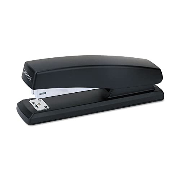 UNIVERSAL 43118 ECONOMY FULL-STRIP STAPLER 20 SHEET CAPACITY 3" THROAT BLACK New UNIVERSAL 43118 ECONOMY FULL-STRIP STAPLER 20 SHEET CAPACITY 3" THROAT BLACK New